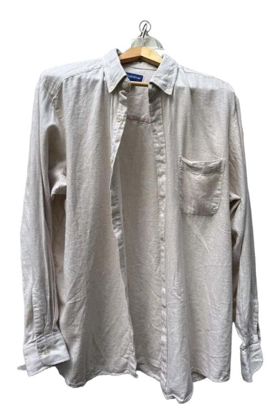 Club Room Men's Long Sleeve Button-Up Shirt Size XL